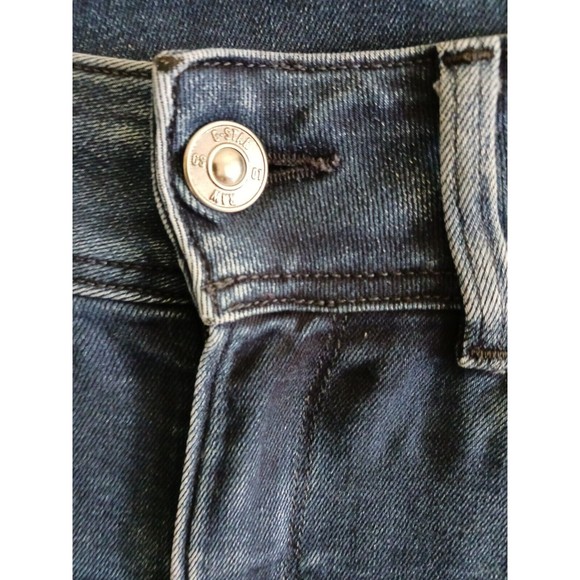 G Raw Medium Wash Jeans Womens Size W29xL34 Blue Skinny Zipper Ankle - Picture 2 of 7